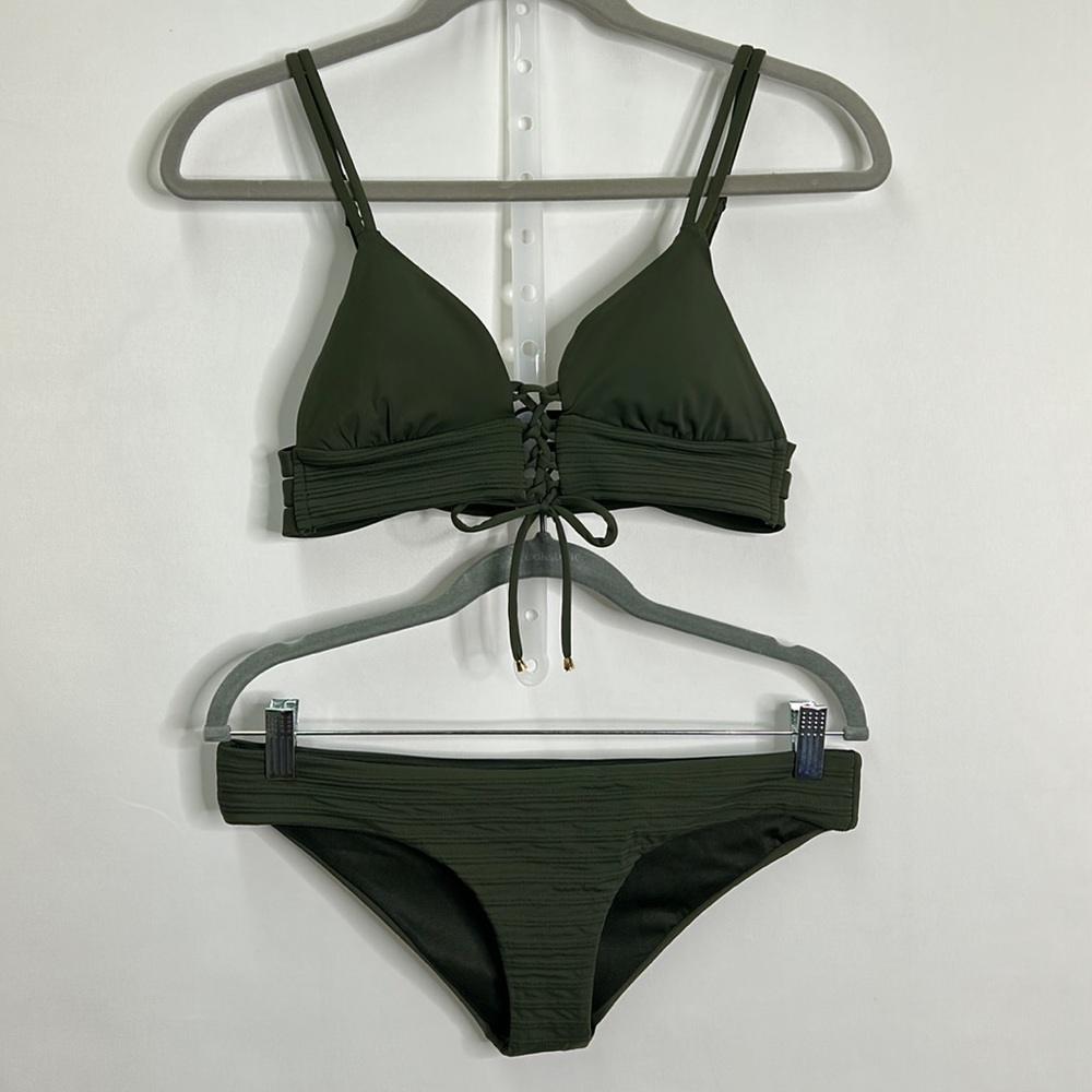 Agua Bendita Gemstones Mia Zoe cage strap bikini swim set - Picture 2 of 12